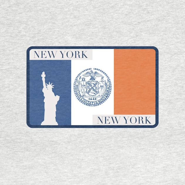 New York City Flag Decal by ZSONN